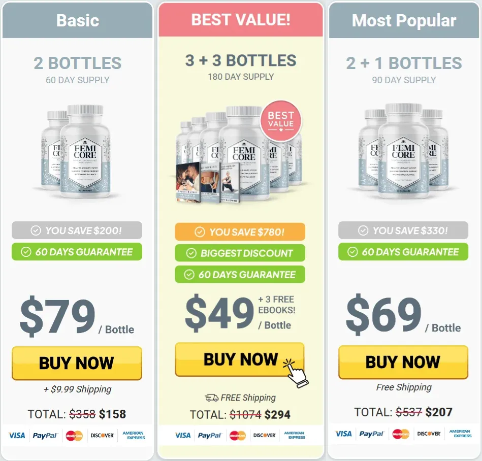 FemiCore-checkout-page